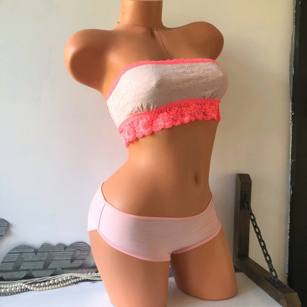🅟🅘🅝🅚 Long Lace Bandeau